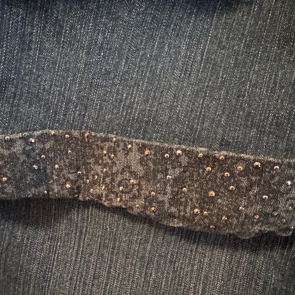 Gloria Vanderbilt Dark Blue Ankle Jeans - Picture 2 of 2